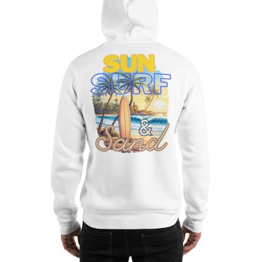 MUDPUPS SUN SURF & SAND Trendy Custom Aesthetic Oversized Ocean Beach Coverup